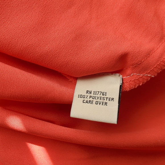 Plus Size Coral Sleeveless Dress Size 1X - Picture 9 of 10